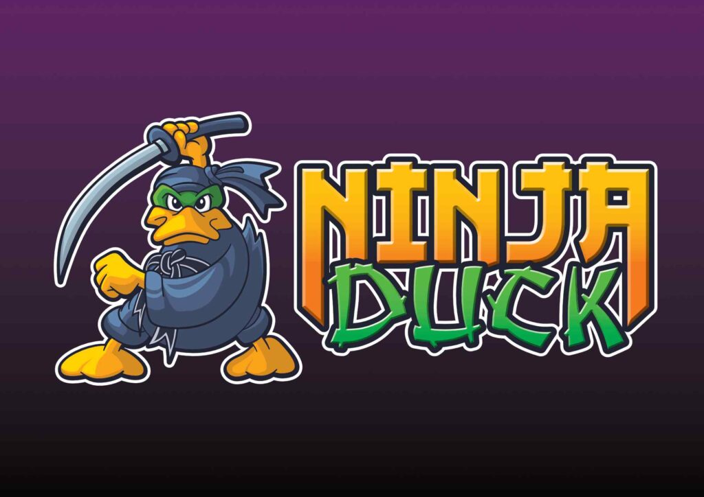 Ninja Duck - Illustration for Merchandise
