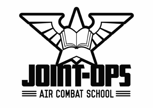 Black and white logo lockup #1 Joint-Ops black and white logo lockup #1
